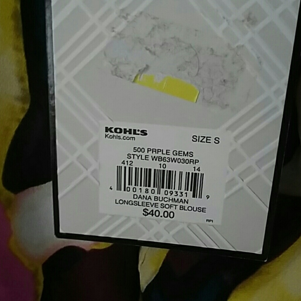 4/20 Dana  Buchman  Blouse - Picture 3 of 3